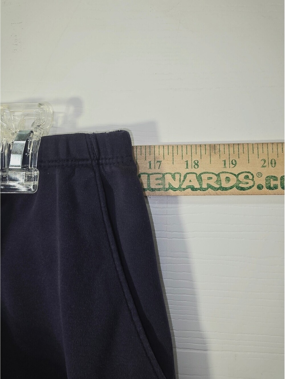 Lands End Womens Medium Dark Navy Blue Elastic Waist Pull On Sweatpants Pants - Picture 5 of 6